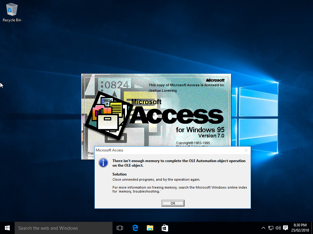 Running Obsolete Software on Windows 10 – Socket 3